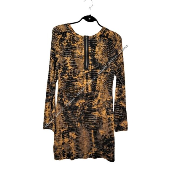 SEXY Cotton Animal Print Long Sleeve Dress Sizes S   M   L   XL - Picture 6 of 15